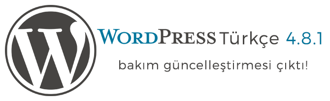 WordPress Türkçe 4.8.1